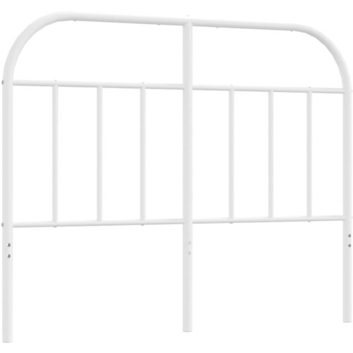 Maison Chic kovinsko posteljno vzglavje - vzglavna omarica - nočna omarica belo 120 cm, (21705105) Cene