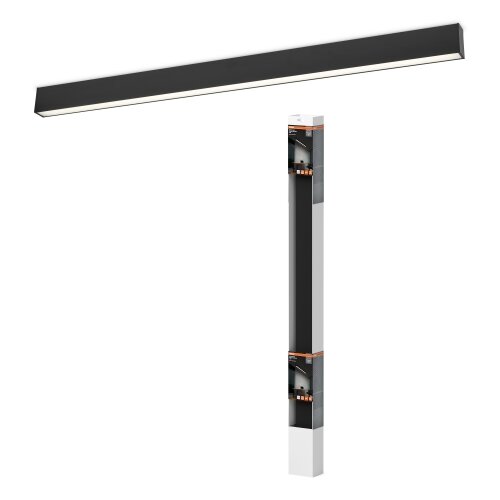 Osram LED stropna svetilka Office Line (30 W, Do x &amp;Scaron; x V: 112,6 x 4,1 x 7 cm, Črna, Hladno bela) Slike