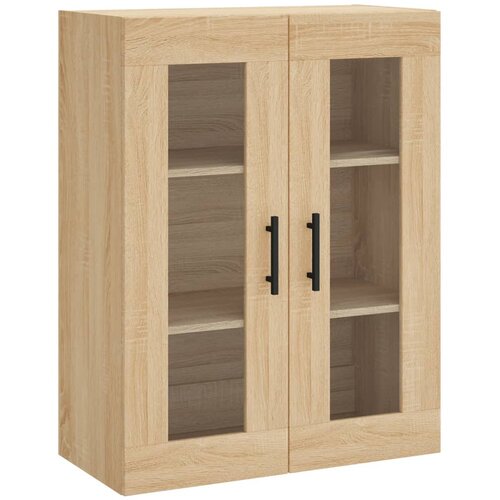  Visoka komoda hrasta sonome 69,5x34x180cm od konstruiranog drva Slike