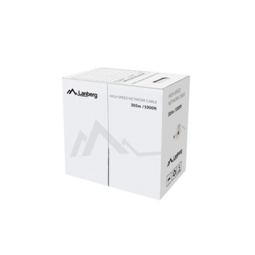 Lanberg CAT.5E CAT.5E UTP RJ45 Solido Cobre Fluke Testirano AWG24 305M Amarillo, (20754816) Cene