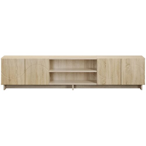  TV stalak 180 x 34,5 x 40 cm Hrast sonoma Konstruirano drvo Slike