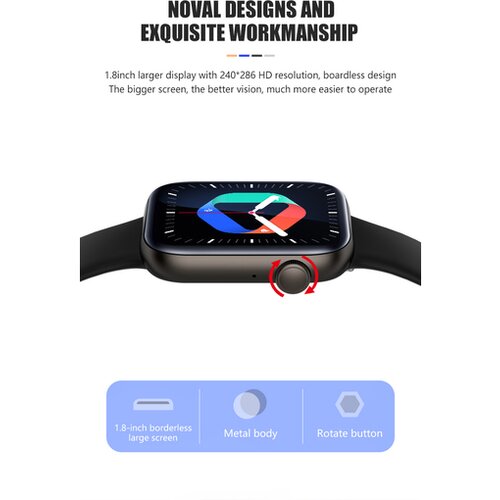 Moye kronos iii smart watch &ndash; črne barve Cene