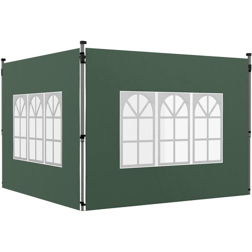 HOMESTAR Komplet stranskih panelov Pavilion 2 kosa 295x195 cm zelena, (5000228016) Cene