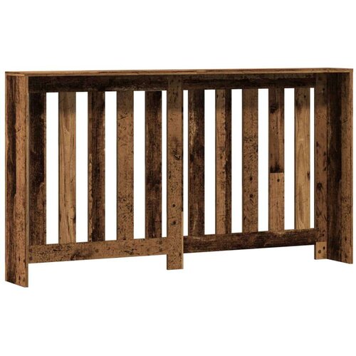 VidaXL Pokrov za radijator boja staro drvo 149x20x82cm drveni Slike