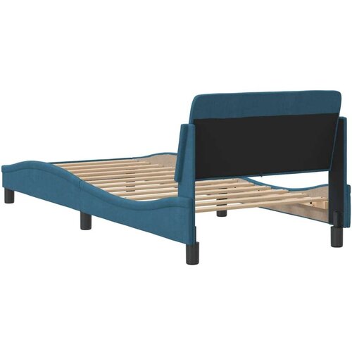VidaXL okvir kreveta s uzglavljem plavi 80 x 200 cm bar&amp;scaron;unasti Slike