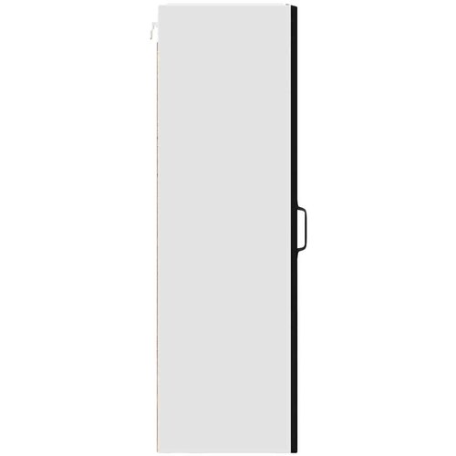  Zidni kuhinjski ormarić Crna 40 x 31 x 100 cm Konstruirano drvo Slike