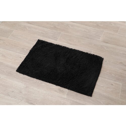 Tendance podloga za kupaonu 50x80 cm, mikrofibra, crna Cene