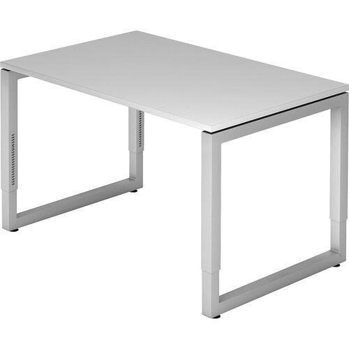 eurokraft pro anny - pisalna miza z ogrodjem iz štirikotne jeklene cevi, šxg 1200 x 800 mm, svetlo siva Cene