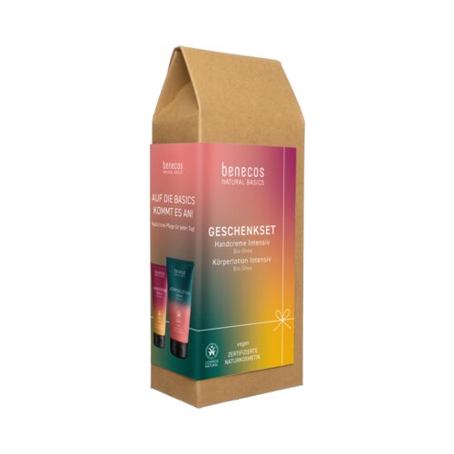 Benecos Natural Basics poklon set Intensive - krema za ruke i losion za tijelo Slike