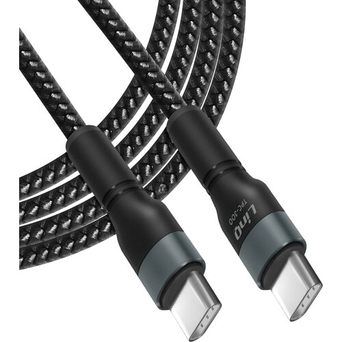 LINQ 60 w usb-c v usb-c kabelska tehnologija za napajanje, dolžina 3 m - crna, (20649955) Slike