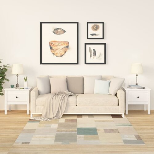 Furnova Stranske mizice 2 kosa bele 50x50x49 cm trdna borovina, (21913017) Cene