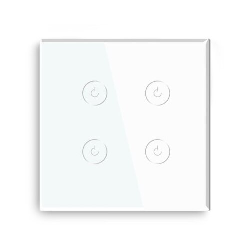 Exeshop wi-fi pametni prekidač 4g tuya beli (WiFi touch switch) ( ss019 ) Cene