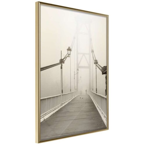  Poster - Bridge Disappearing into Fog 30x45 Cijene