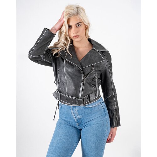 La Force Fashion Braca Premium ženska kožna jakna BC 23-2 - Siva Cene