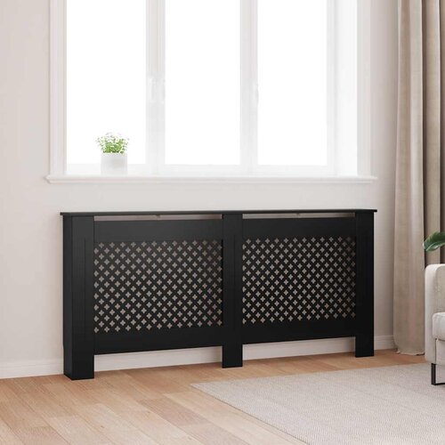  Pokrov za radijator crni 172 x 19 x 81,5 cm MDF Cijene
