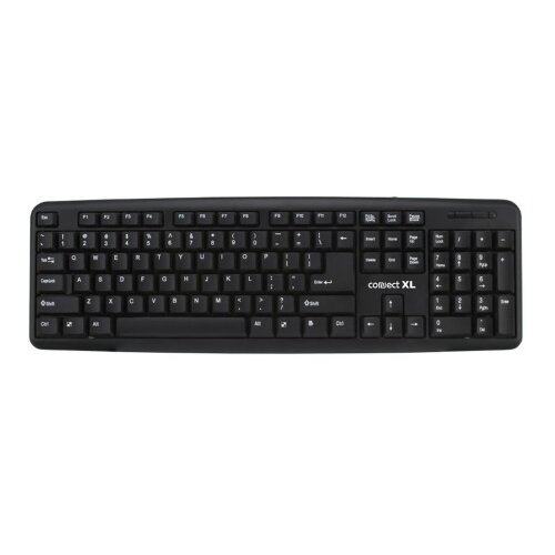 Connect Xl Tastatura sa Qwerty rasporedom, USB, crna boja – CXL-K100 Cene