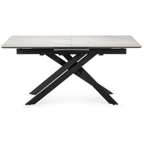 Marckeric Raztegljiva jedilna miza z dodatno plo&amp;scaron;čo s keramično plo&amp;scaron;čo 89,5x160 cm Belma &amp;ndash; Slike