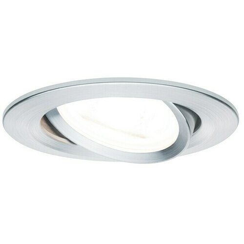 PAULMANN Ugradbena LED svjetiljka okrugla Nova (6,5 W, Srebrna, Topla bijela, 1 Kom.) Slike