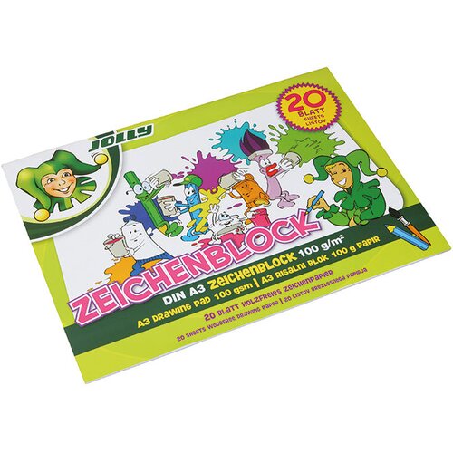  Risarski blok Jolly A3, 20 listov Slike