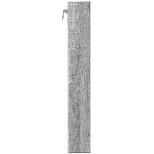  Vitrina boja sivog hrasta sonome 60x8,5x58 cm drvena Slike