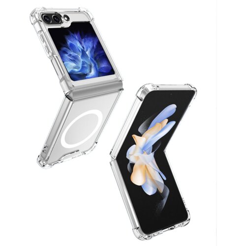 Onasi silikonski ovitek magsafe za samsung galaxy z flip 5 - prozoren Cene