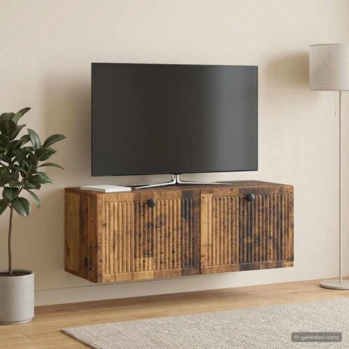 TV ormar za zid Staro drvo 78,5 x 31 x 30 cm Konstruirano drvo Slike