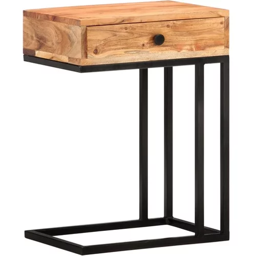  Stranska mizica U-oblike 45x30x61 cm trakacijev les