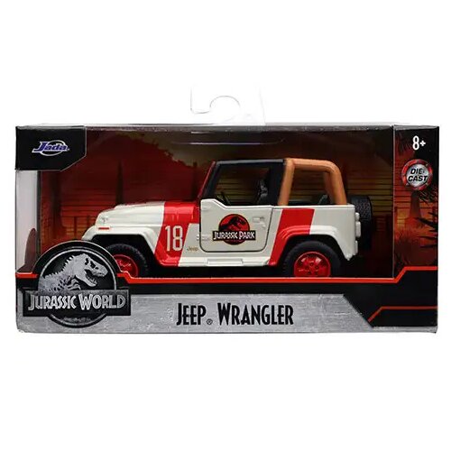 Jada Toys jurassic world: jurassic park jeep wrangler 1/32 - simba toys Cene