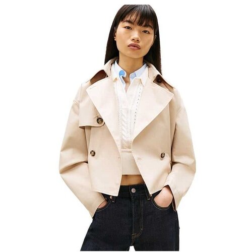 Tommy Hilfiger bež ženski trench mantil Slike