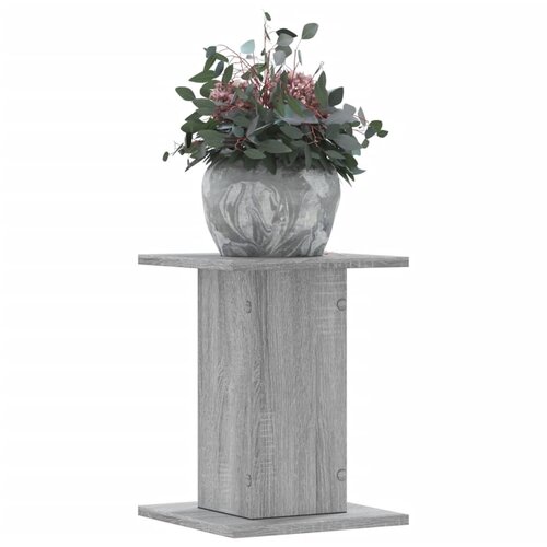 vidaXL Stojalo za rastline 2 kosa siva sonoma 30x30x40 cm inž. les Cene