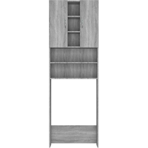  Ormarić za perilicu rublja boja hrasta sonome 64x25,5x190 cm Sivi hrast sonoma Slike