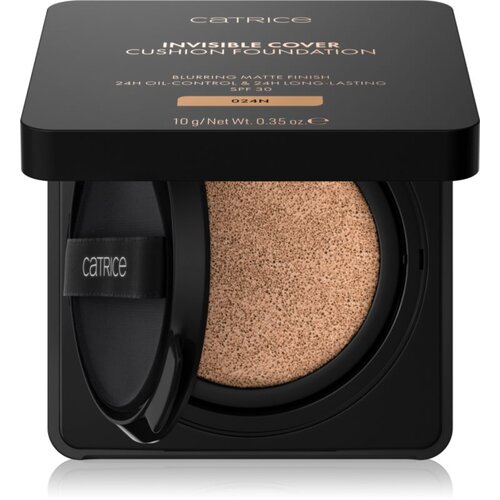 Catrice Invisible Cover Cushion Foundation matirajoči tekoči puder v gobici SPF 30 odtenek 10 g Cene