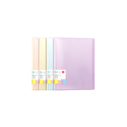 Deli FASCIKLA DISPLAY - CLEAR BOOK PASTEL BALI 40 LISTA EB034 Cene