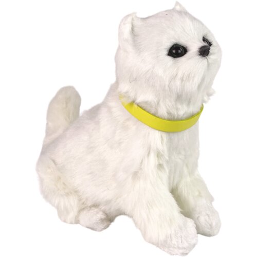  Interactive Plush Kitty Soft fur Stroke its head and learn its functions Cene