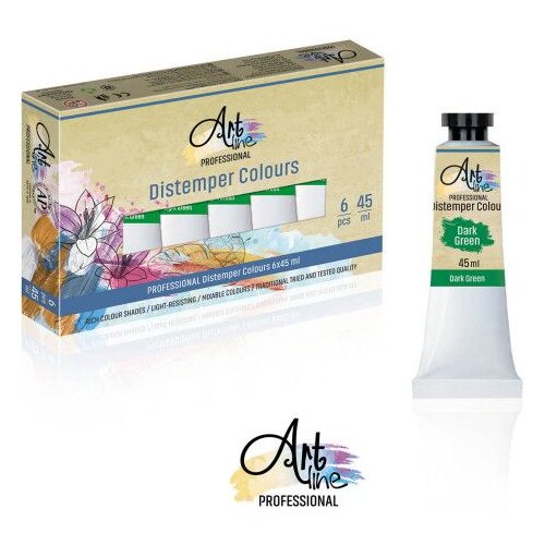 Artline Tempera tamno zelena 6kom 45ML Cene