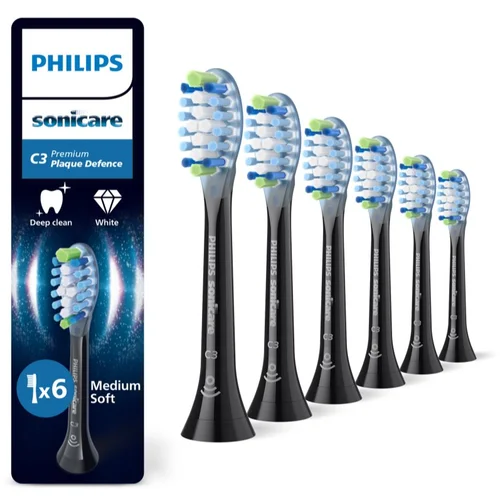 Philips Sonicare Premium Plaque Defense HX9046/88 nadomestne glave za zobno ščetko 6 kos