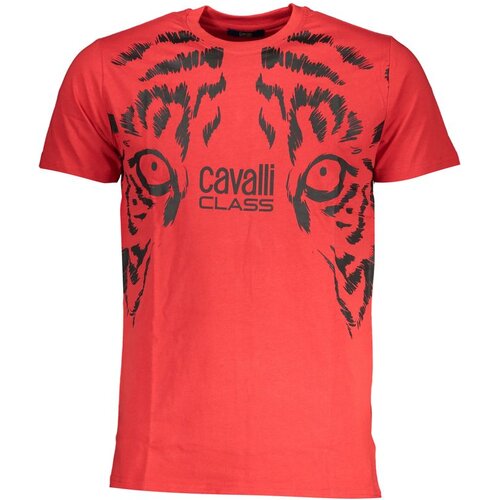 Cavalli Class Mu&amp;scaron;ka Majica Kratkih Rukava Crvena Slike