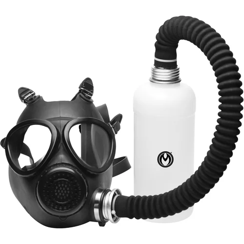 Master Series - Inhaler Gas Mask with Bottle - Black & White