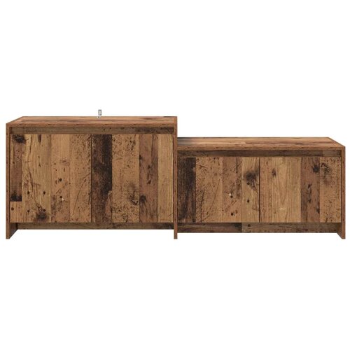  TV komoda 147 x 35 x 50 cm Staro drvo Prerađeno drvo - Staro drvo Slike