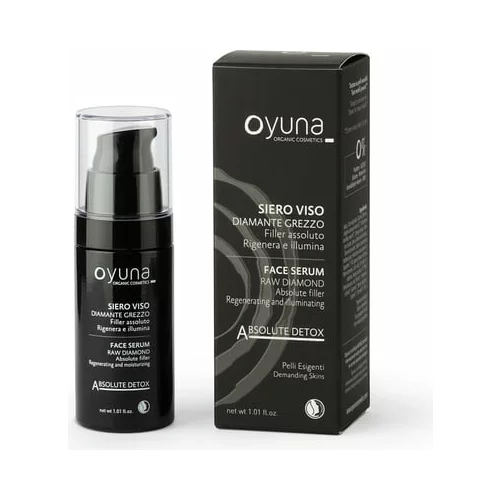 Oyuna absolute detox serum za obraz s surovimi diamanti