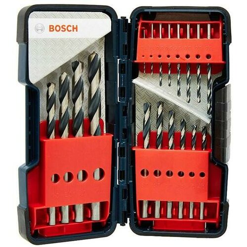 Bosch HSS spiralna burgija PointTeQ 18-delni ToughBox Set 2608577350 Slike