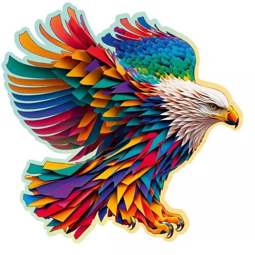 WOODEN CITY Bright Eagle Wooden Puzzle L (250 Pieces) Slike