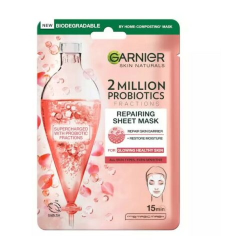 Garnier skin naturals maska za lice u maramici probiotics 22g ( 1100012413 ) Slike