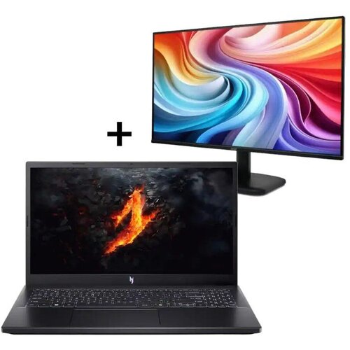 Acer Laptop Nitro ANV15-41 R5-6600H 8GB 512GB RTX2050 Black Cene