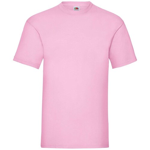 Fruit Of The Loom Men's Pink T-shirt Valueweight Cene