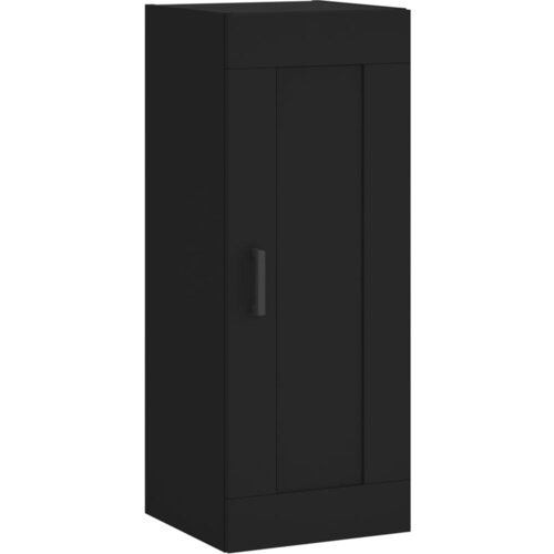 Maison Chic Stenska omarica - Zidna omarica črna 34,5x34x90 cm inženirski les iu1224, (22062920) Slike