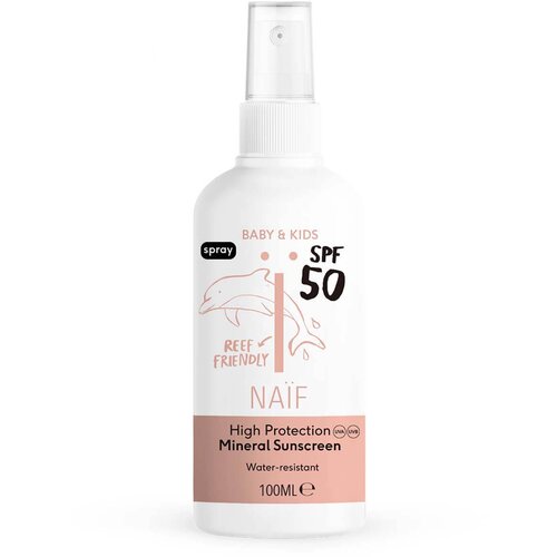Naif sprej za za&amp;scaron;čito pred soncem SPF50 za dojenčke in otroke 100 ml SB005 Slike