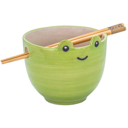 Sass & Belle Zelena zdjelica od kamenine 450 ml Frog – Cijene