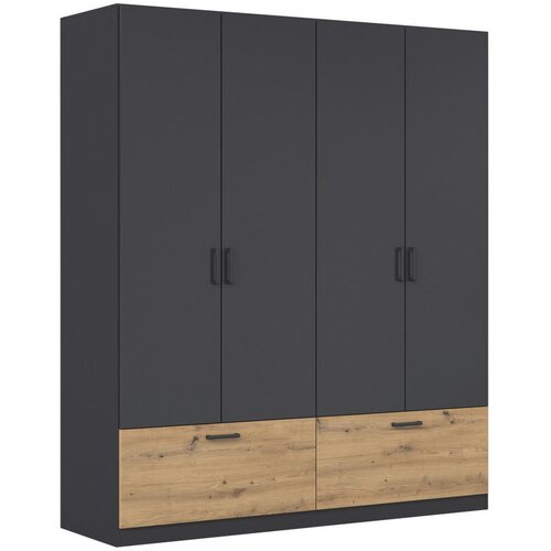 Boxxx OMARA ZA OBLAČILA, siva, hrast artisan Cene