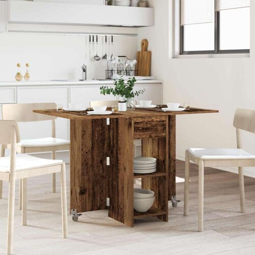  Blagovaonski stol 115 x 70 x 75 cm Konstruirano drvo Staro drvo - Staro drvo Cene